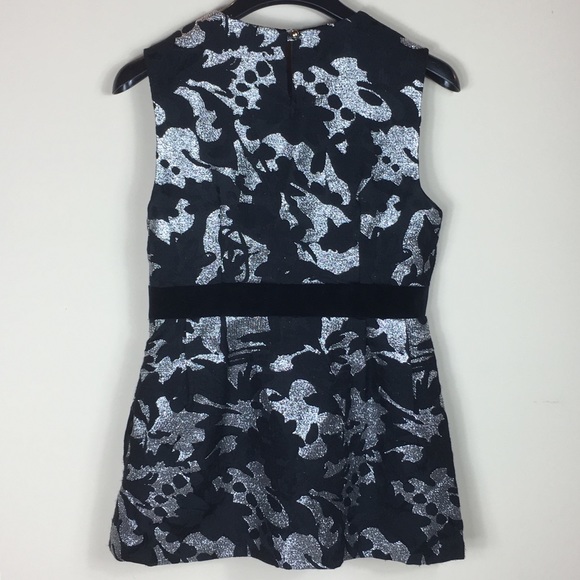 Milly New York Sz 6 Tunic Sleeveless Pockets Bow - Picture 3 of 8